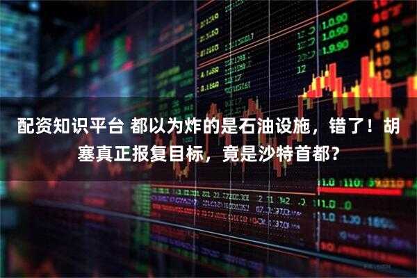配资知识平台 都以为炸的是石油设施，错了！胡塞真正报复目标，竟是沙特首都？